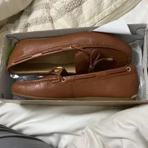 Clothing Michael Kors Daisy Moccasin Shoes Brown Michael Kors